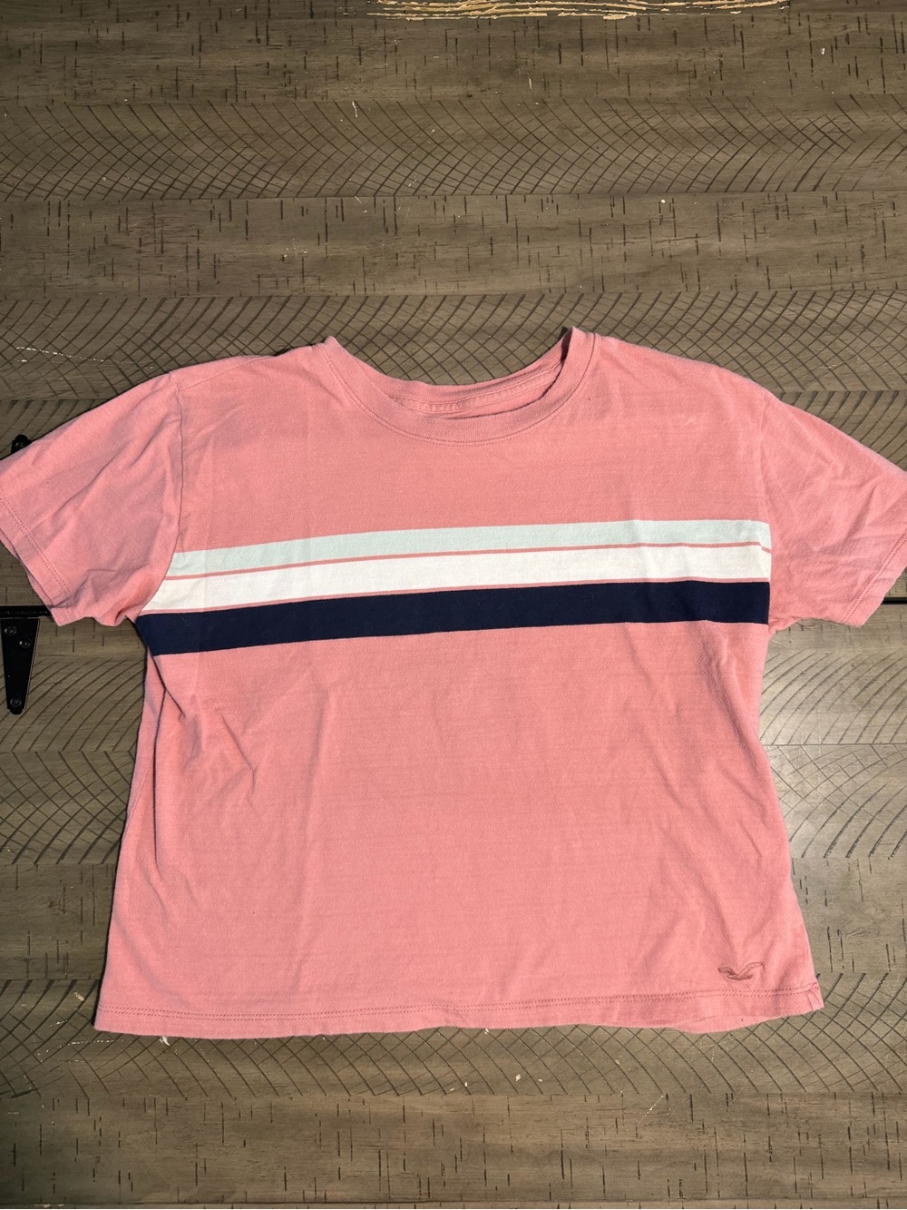 Hollister Dusty Rose Cotton Crew Tee